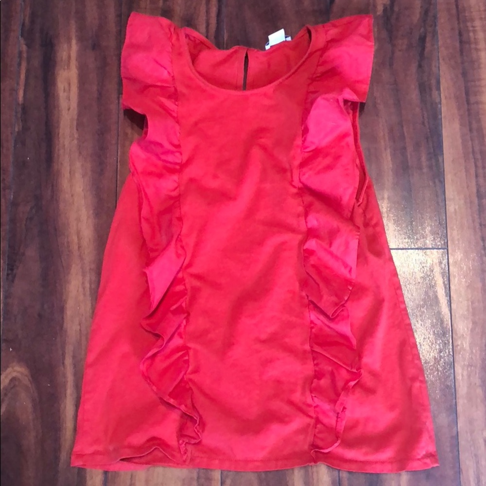 J. Crew cotton shirt with ruffles